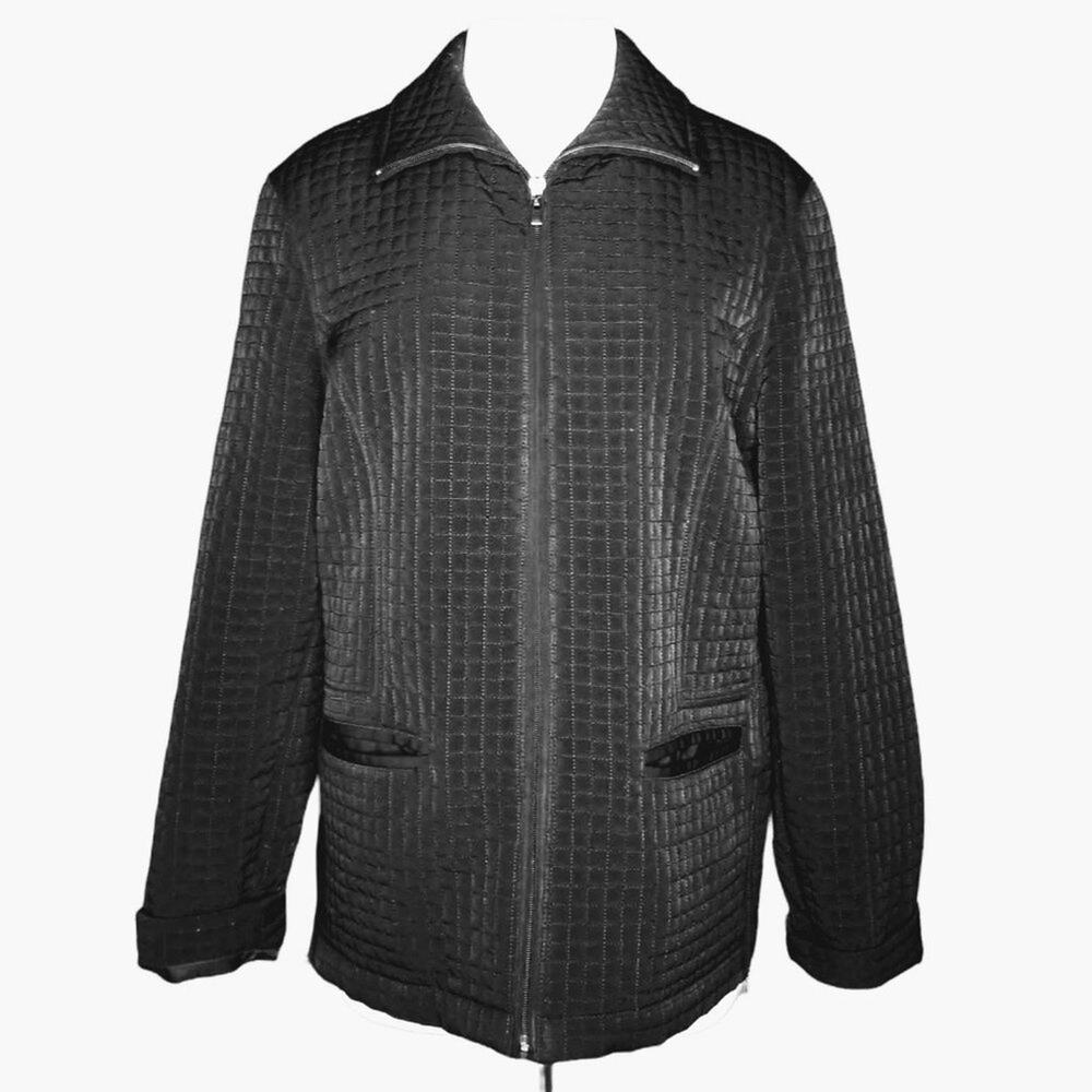 Northern Glades Quilted Jacket Large Black Quilted Jacket Large